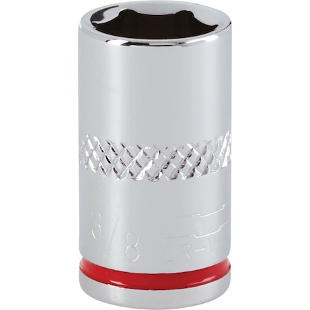 Channellock 1/4 In. Drive 3/8 In. 6-Point Shallow Standard Socket 366781